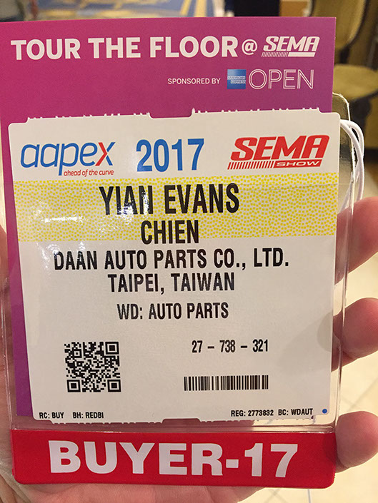 We are the AAPEX & SEMA auto parts show. And you?
